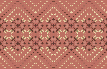 Retro Ethnic Pattern Shirtfolk Embroidery, Aztec Geometric Ornament Print. Design for Carpet, Wallpaper, Clothing, Wrapping, Fabric