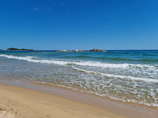 This is Sampo Beach in Gangwon-do, South Korea.