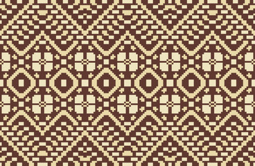 Motif Arabic Pattern Wallpaperfolk Embroidery, Aztec Geometric Ornament Print. Design for Carpet, Wallpaper, Clothing, Wrapping, Fabric