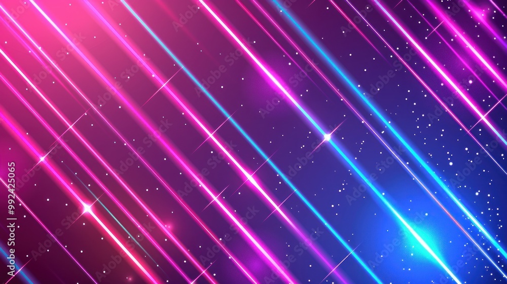 Poster background 3d rendering futuristic abstract shining neon lights ai generated image