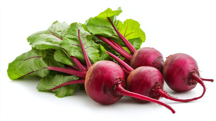 beet root isolated on white background