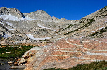 Below Mount Conness (12,590') in the Hoover Wilderness of California.
