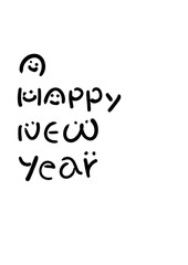 A happy new year!素材