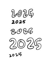 A happy new year!2025素材