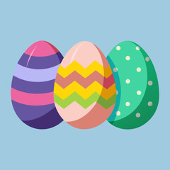 easter eggs.  Happy easter day 