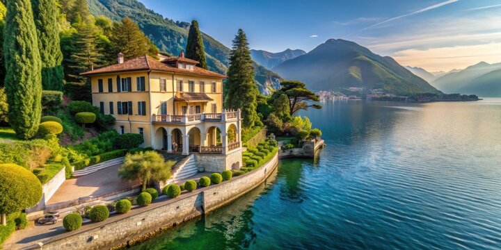 Luxurious villa overlooking Lake Como in Italy, Luxury, Villa, Geno, Estate, Lake Como, Italy, Exclusive, Wealth