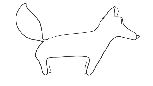 Cute cartoon dogs or animals appear on the screen.