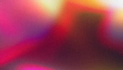 Abstract grainy gradient background magenta pink orange retro noise texture banner poster backdrop design. Colorful grainy gradient texture backdrop design
