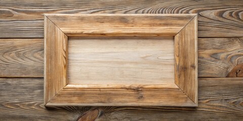 Picture frame mockup of natural old wood texture with matte finish , mockup, picture frame, natural, old wood, texture