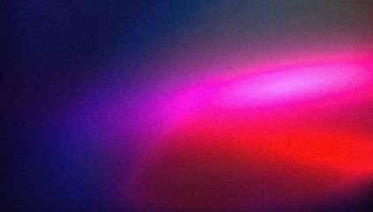 Abstract grainy gradient background red pink blue retro noise texture banner poster backdrop design. Colorful grainy gradient texture backdrop design