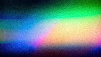 Abstract grainy gradient background blue green pink retro noise texture banner poster backdrop design. Colorful grainy gradient texture backdrop design