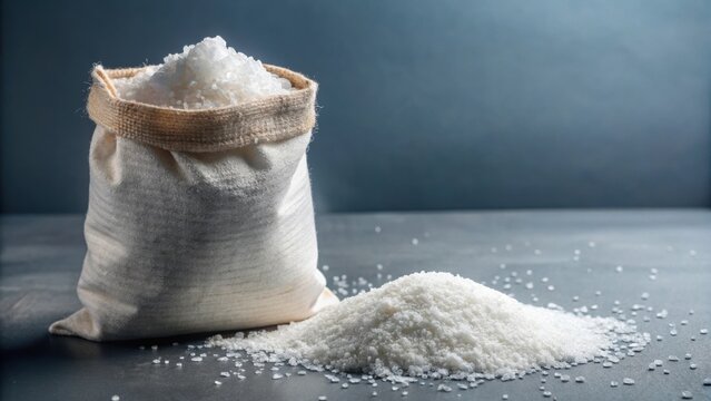 Regenerating salt bag for water softening and descaler system, water softener