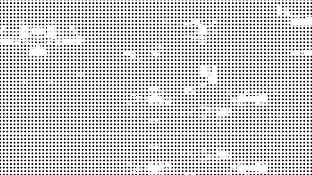 Dots tap and transmit in rhythmic bursts evoking the pulse of telegraph morse code signals