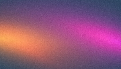 Abstract grainy gradient background magenta blue orange retro noise texture banner poster backdrop design. Colorful grainy gradient texture backdrop design