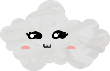 cute cloud paper art