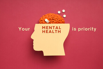 World Mental Health Day, created using Generative AI technology.