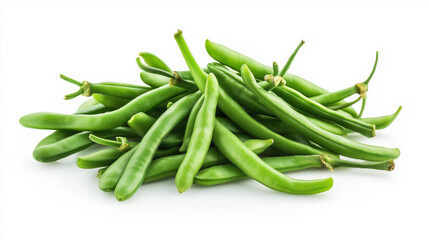 Fototapeta premium fresh beans isolated on white background