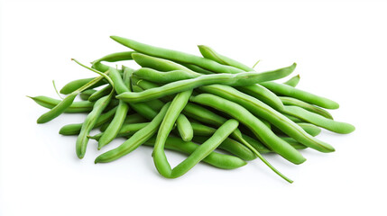 Fototapeta premium fresh beans isolated on white background