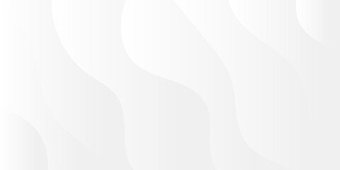 Abstract white and light gray wave modern soft luxury texture with smooth background