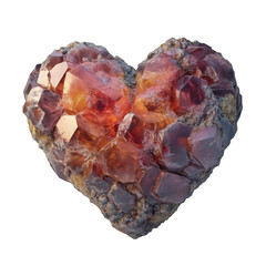 Heart made of mineral