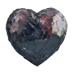 heart shaped mineral