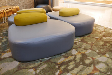Contemporary Seating Poufs greatly enhance the overall aesthetic appeal of Modern Office Design