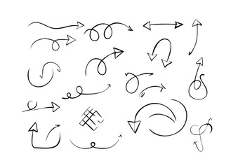 handwritten arrows