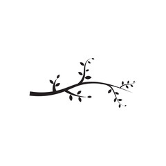 tree branch vector ilustration design template