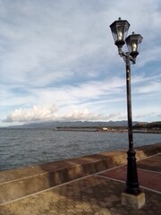 lantern on the beach