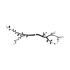 tree branch vector ilustration design template