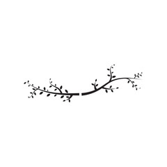 tree branch vector ilustration design template