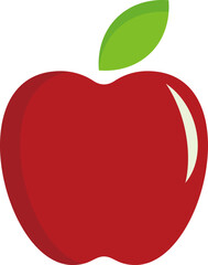 Apple fruit vector. Apples split in half. Healthy fruit