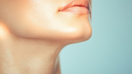 A woman undergoes a facial skin treatment using advanced laser technology in a modern spa environment