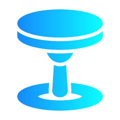 glass table Gradient icon