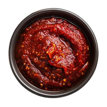 Korean Gochujang Fermentation isolated on transparent background