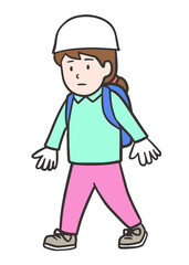 避難時の服装、女性