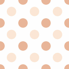 Polka Dot Pattern terracotta 