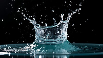 Water splash background 