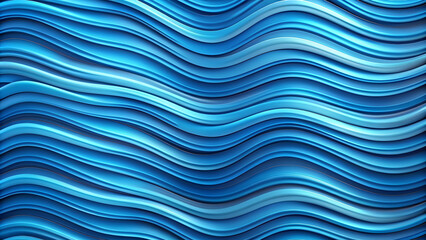 Blue wavy pattern with a render effect, blue, wavy, pattern, abstract,render, background, design, texture, wave, digital