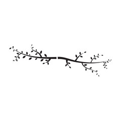 tree branch vector ilustration design template