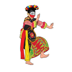 TARI TOPENG CISALAK in COLOR