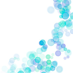 Blue round Light particle Line