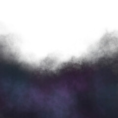 Dark purple smoke haze