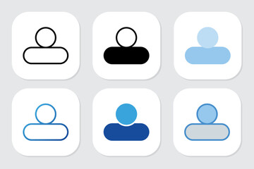 profile icons with various design styles
