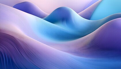 Obraz premium wave abstract background with smooth gradient blue