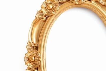 Elegant oval antique picture frame, intricately carved wood, vintage aesthetic, perfect for showcasing cherished memories, adds a touch of nostalgia to any decor.