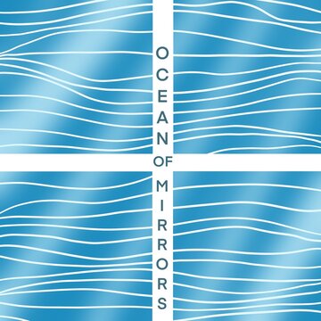 Ocean of Mirrors - A Reflective Journey: Four square segments represent a mirror