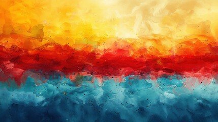 Spain Flag Watercolor Painting with Country Map Shape and Sports Team Concept for National Day Celebrations in October - Vector Design