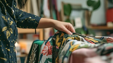 Utilizing recycled materials in the creation of fashion apparel and employing moral production techniques.