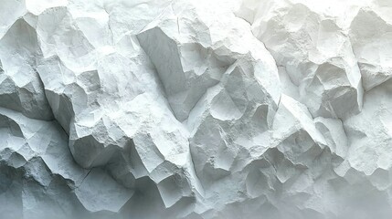 Obraz premium Abstract White Rock Formation with Textured Surface